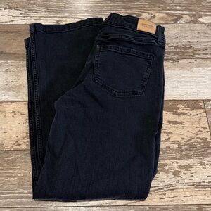 Abercrombie Kids High Rise Wide Leg Jeans Black, size 17/18 Regular.